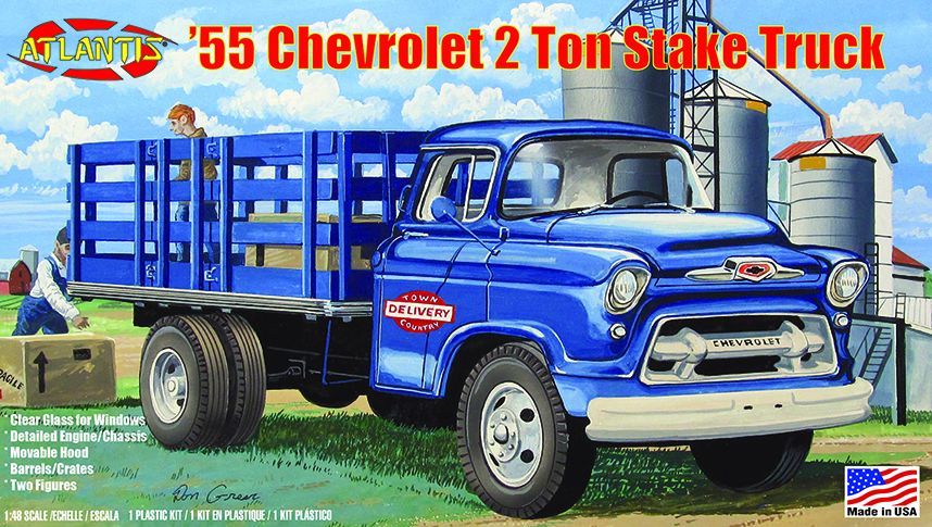 Atlantis 1/48 Scale 1955 Chevy Stake Truck