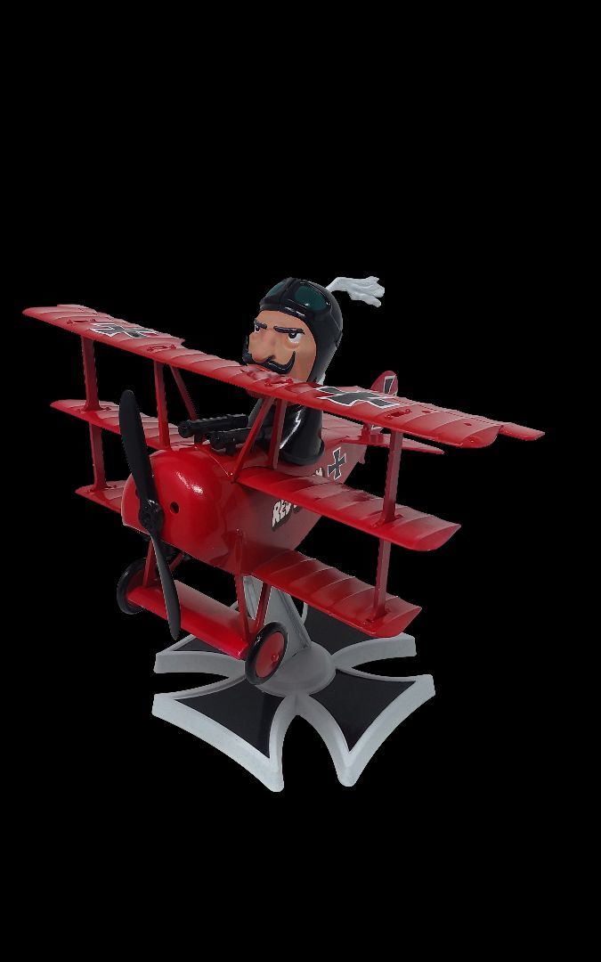 Atlantis Nonscale Red Baron Fokker Tri Plane - Snap together - Click Image to Close