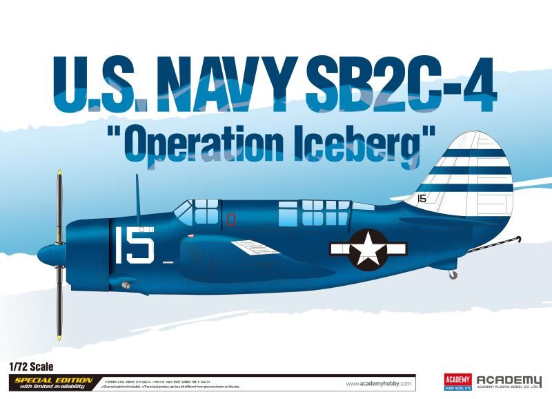 Academy 1/72 Scale U.S.Navy SB2C-4 \"Operation Iceberg\" Limited
