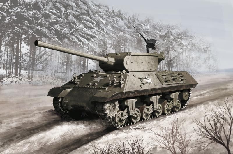 Academy 1/35 Scale M36/M36B2 \'Battle of the Bulge\' Model Kit