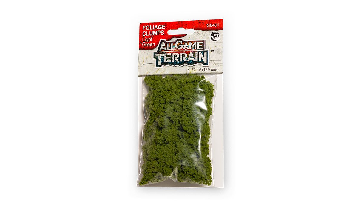 All Game Terrain Light Green Foliage Clumps (159 ccm)