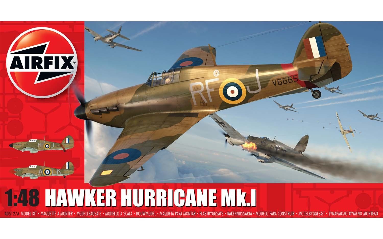 Airfix 1/48 Scale Hawker Hurricane Mx. 1 Model Kit