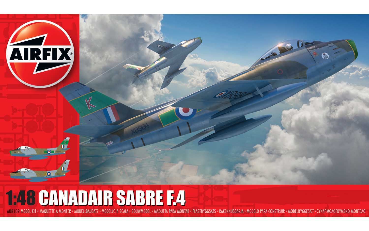 Airfix 1/48 Scale Canadair Sabre F.4 Model Kit