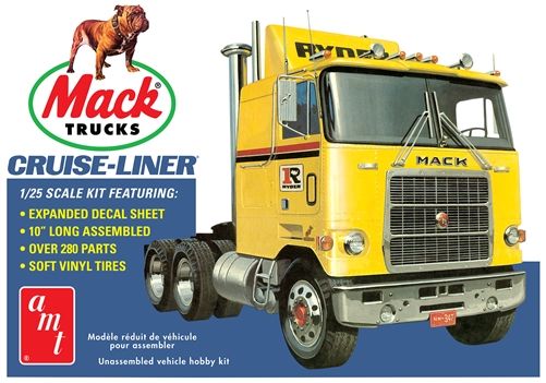 AMT 1/25 Scale Mack Trucks Cruise-Liner Model Kit