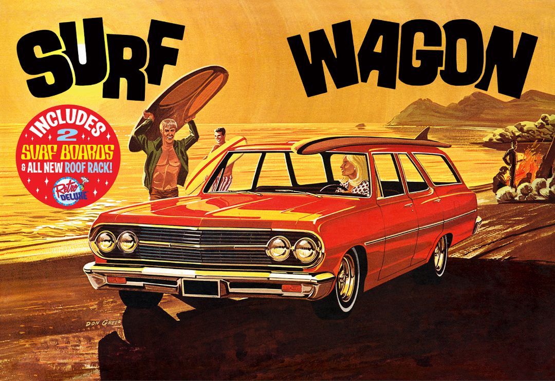 AMT 1/25 Scale 1965 Chevelle \"Surf Wagon\" Model Kit