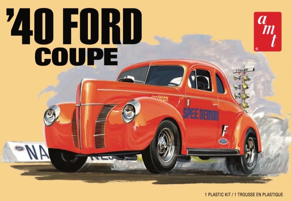 AMT 1/25 Scale 1940 Ford Coupe 2T Model Kit