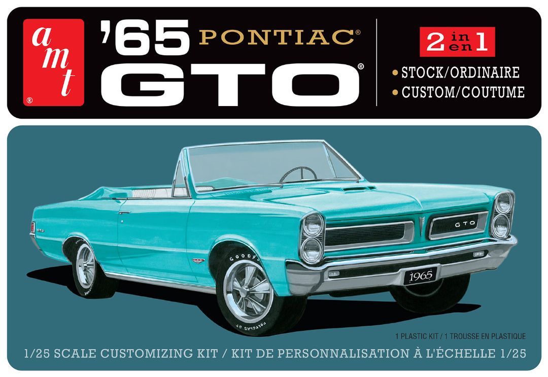AMT 1/25 Scale 1965 Pontiac GTO 2T Model Kit