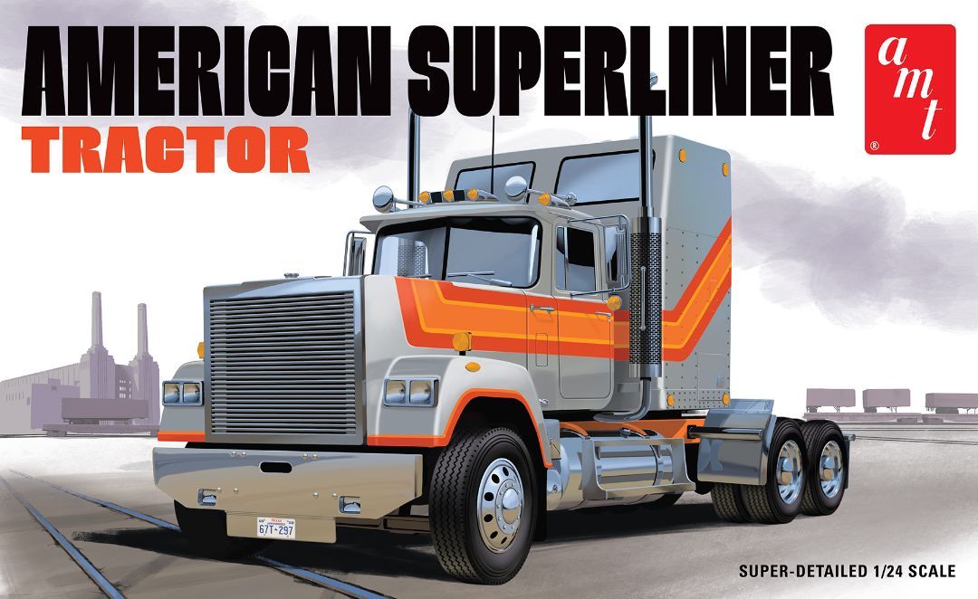 AMT 1/24 Scale American Superliner Semi Tractor Model Kit