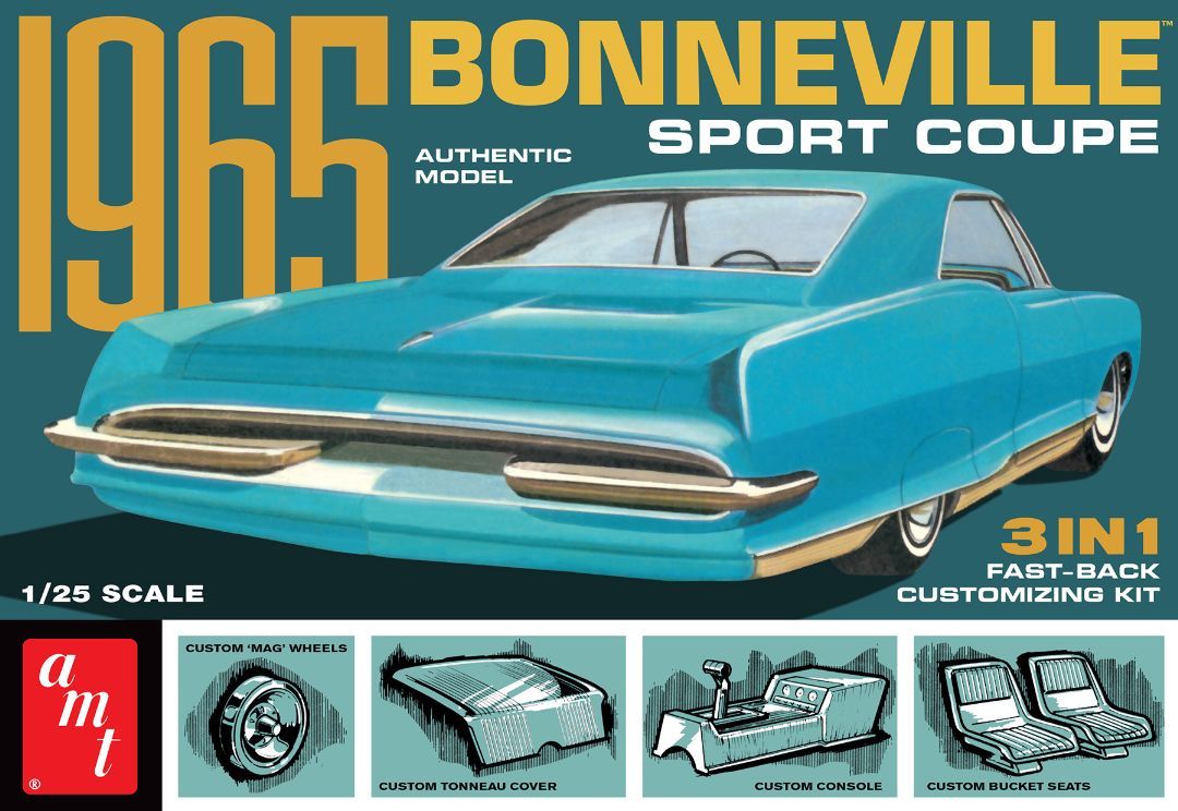 AMT 1/25 Scale 1965 Pontiac Bonneville Model Kit