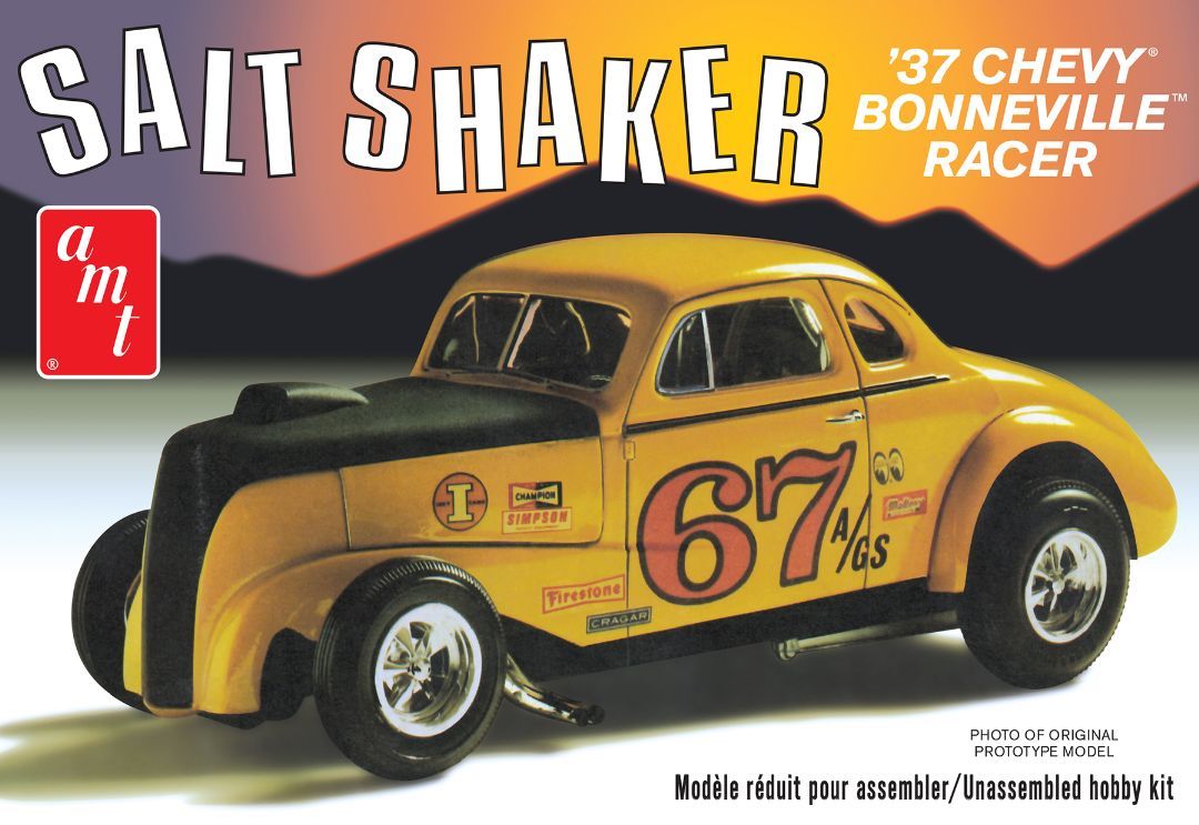AMT 1/24 Scale 1937 Chevy Coupe \"Salt Shaker\" Model Kit