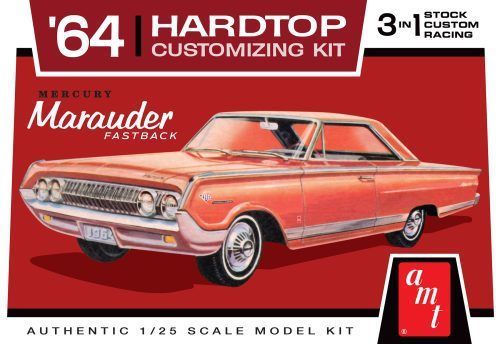 AMT 1/25 Scale 1964 Mecury Marauder Hardtop Model Kit - Click Image to Close