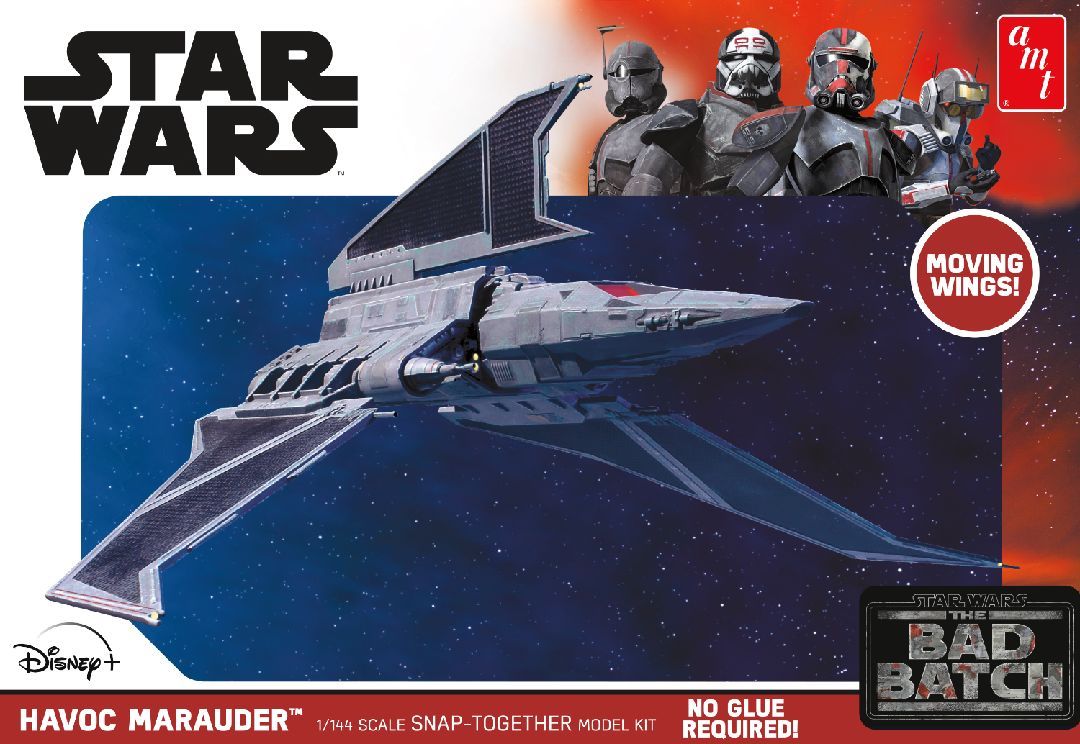 AMT 1/144 Scale Star Wars: The Bad Batch Havoc Marauder Model