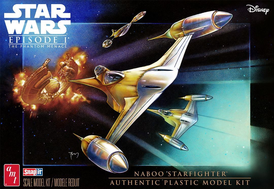 AMT 1/48 Scale Star Wars: The Phantom Menace Naboo Starfighter