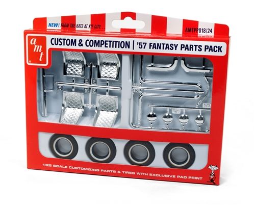 AMT 1/25 Scale 1957 Fantasy Parts Pack for Drag & Custom Car