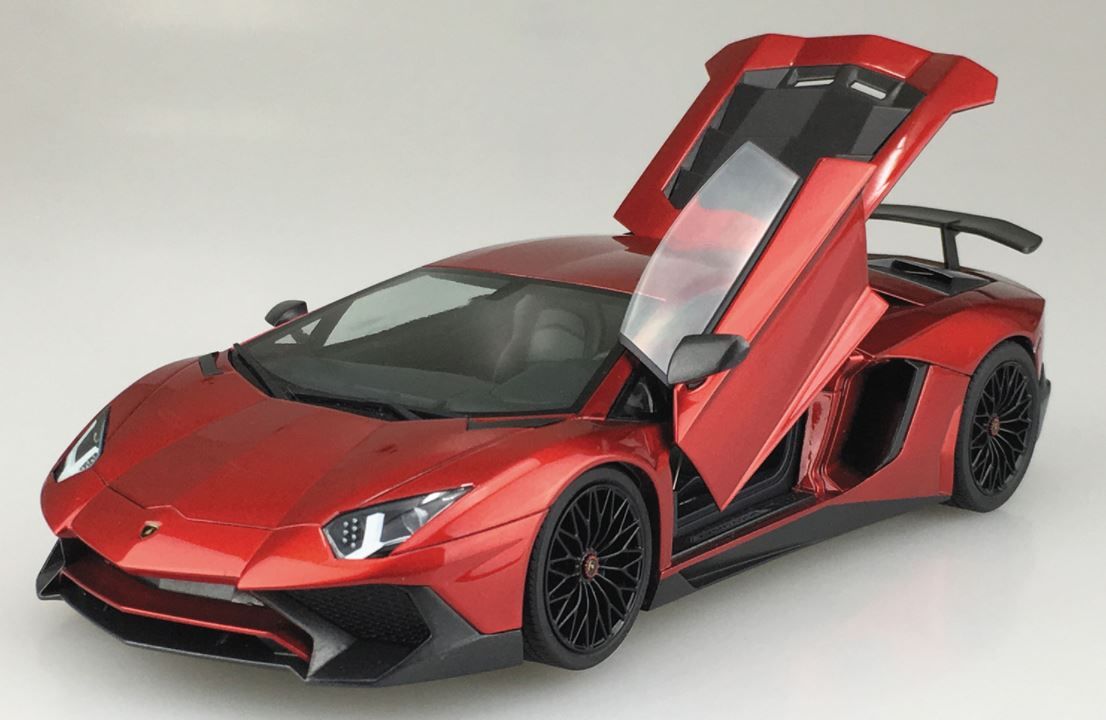 Aoshima 1/24 Scale \'15 Lamborghini Aventador SV Model Kit