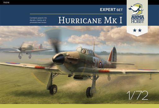 Arma Hobby 1/72 Scale Hurricane Mk I Expert Set Model Kit
