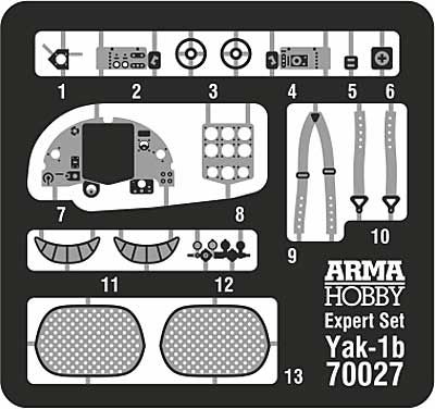 Arma Hobby 1/72 Scale Yakovlev Yak-1b Expert Set Model Kit