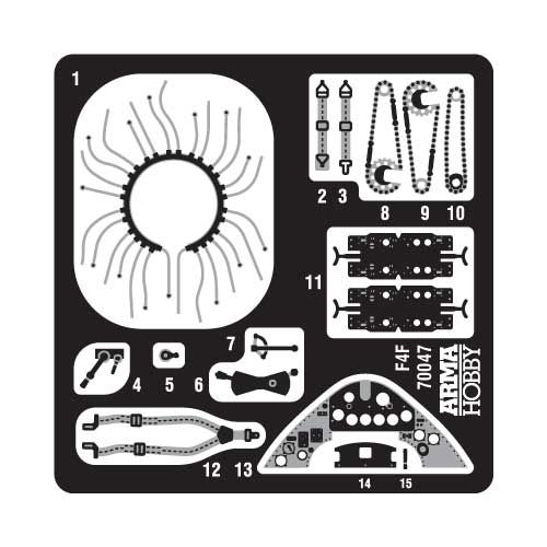 Arma Hobby 1/72 Scale F4F-4 Wildcat Expert Set Model Kit