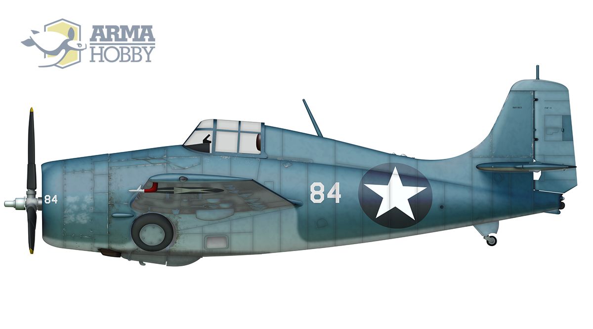 Arma Hobby 1/72 Scale F4F-4 Wildcat Expert Set Model Kit