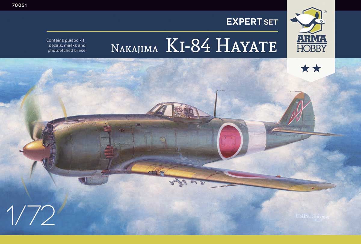 Arma Hobby 1/72 Scale Nakajima Ki-84 Hayate Expert Set Model Kit