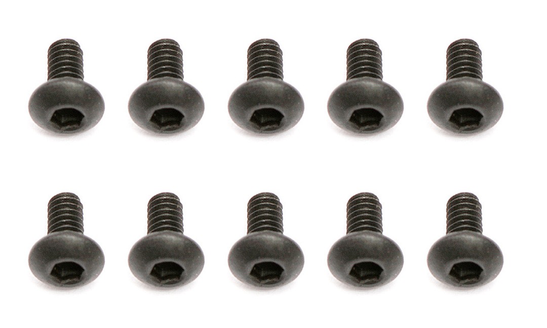 Team Associated Screws, M2x0.4x4 mm BHCS (10pcs)