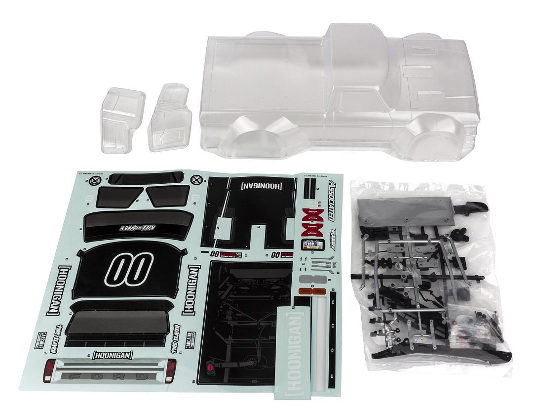 Team Associated Hoonitruck Body Set, Clear