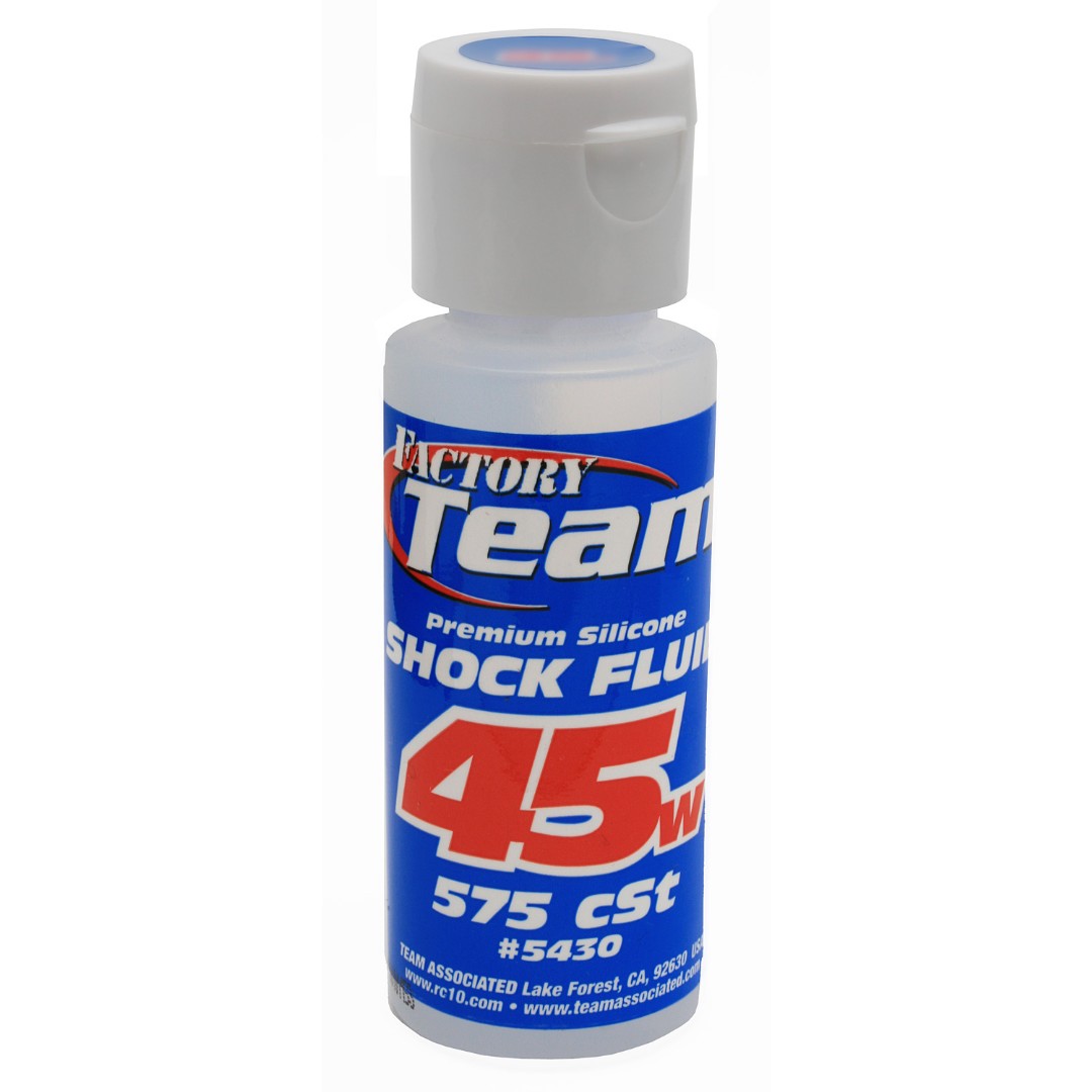 Team Associated Silicone Shock Oil (2oz) (45wt) - Click Image to Close