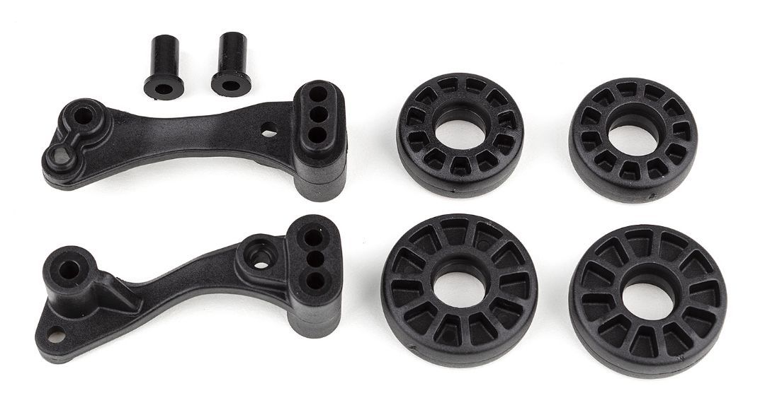 Team Associated DR10 Wheelie Bar Wheels and Mount