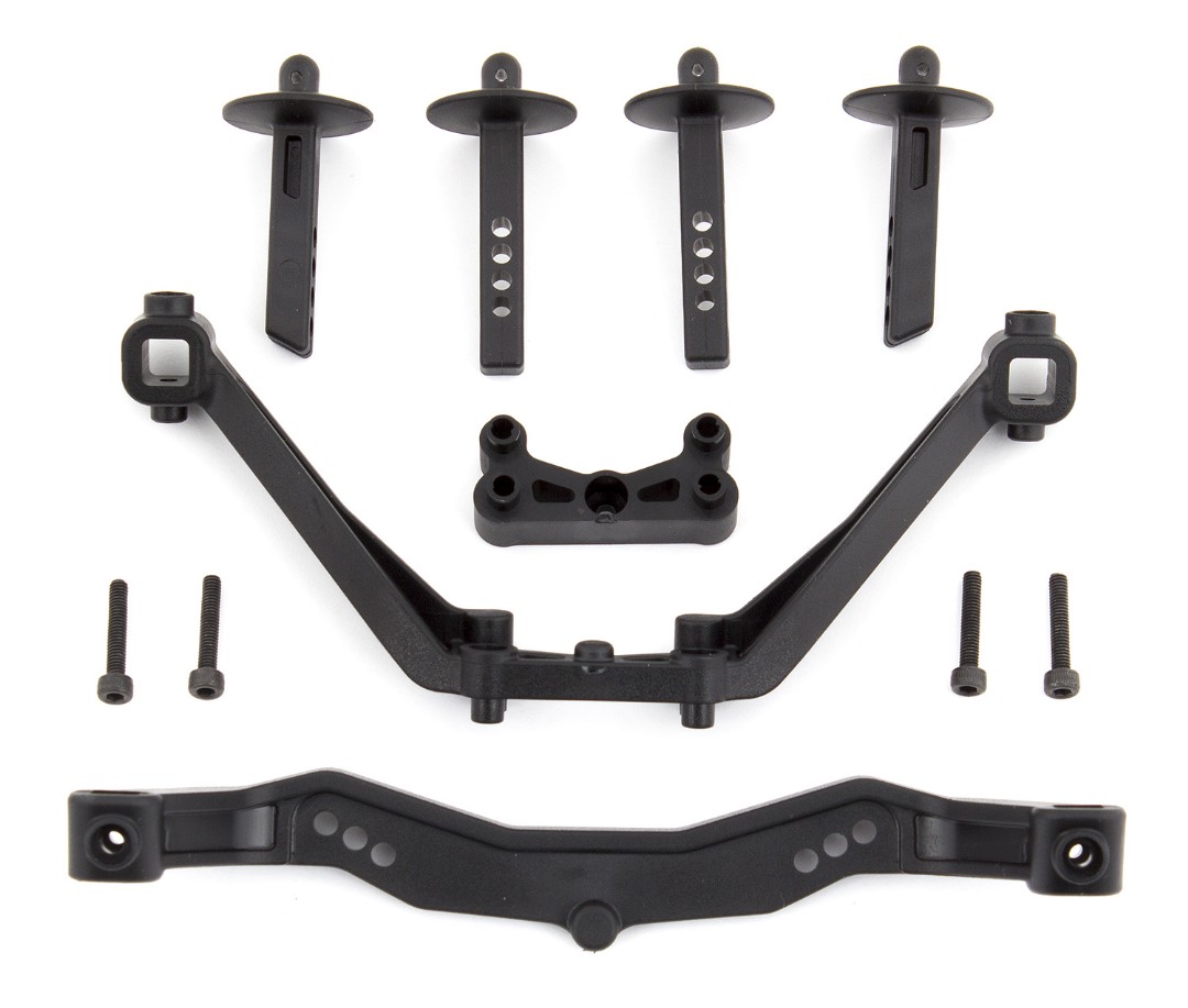 Team Associated SC6.1 Body Mounts, Front and Rear