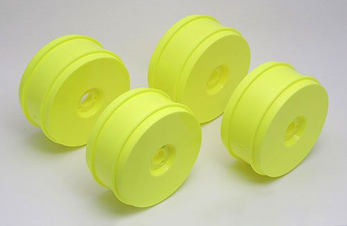 Team Associated 83mm 1/8 Buggy Wheels (4) (Yellow)