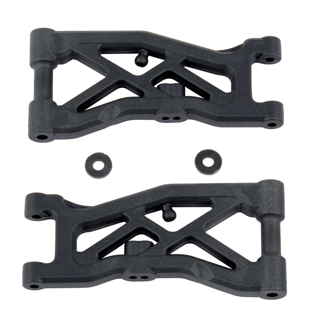 Team Associated RC10B74 Front Suspension Arms, hard