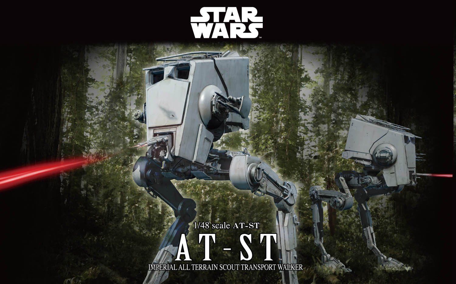 Bandai 1/48 Scale Star Wars AT-ST (All-Terrain Scout Transport)