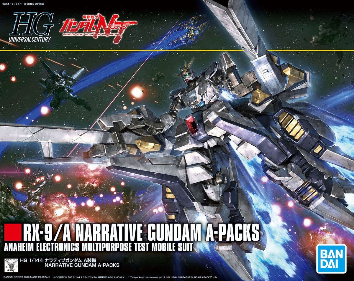 Bandai 1/144 Scale HG Narrative Gundam (A Packs) Model Kit