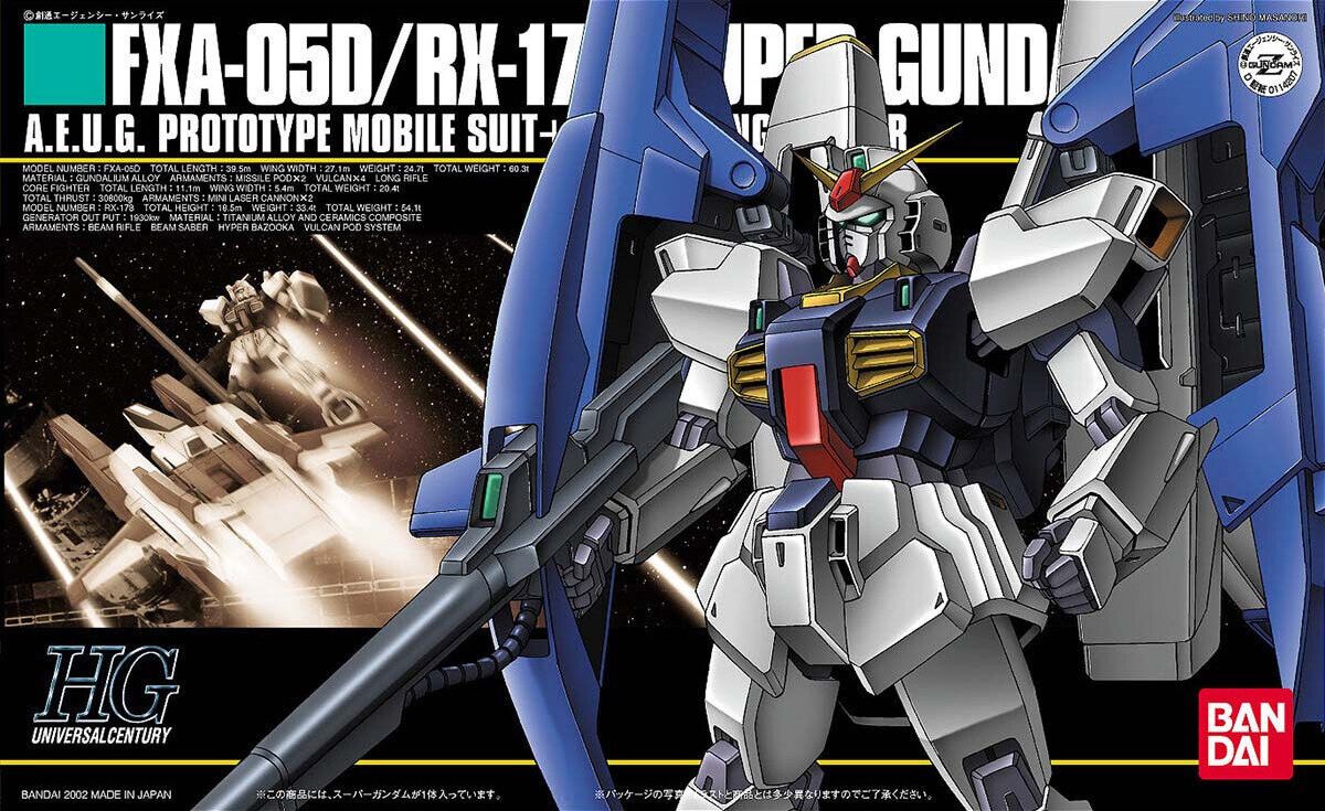 Bandai 1/144 Scale HG Super Gundam Model Kit