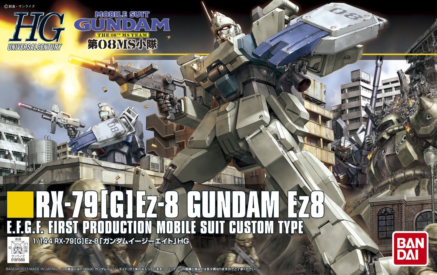 Bandai 1/144 Scale HGCU RX-79(G)Ez-8 Gundam Ez8 Model Kit