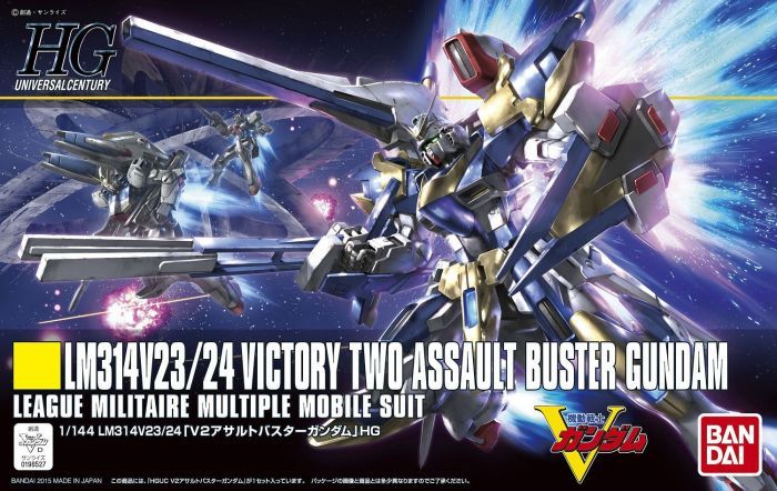 Bandai 1/144 Scale HGUC V2 Assault Buster Gundam Model Kit