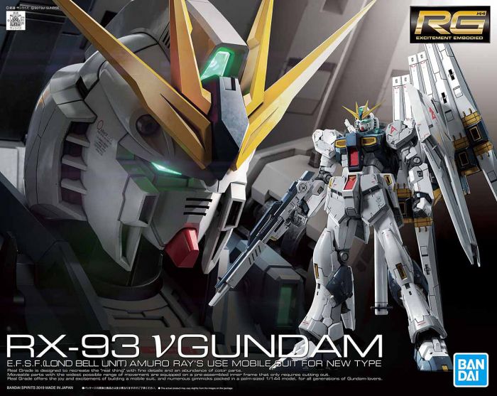 Bandai 1/144 Scale RG Nu Gundam Model Kit