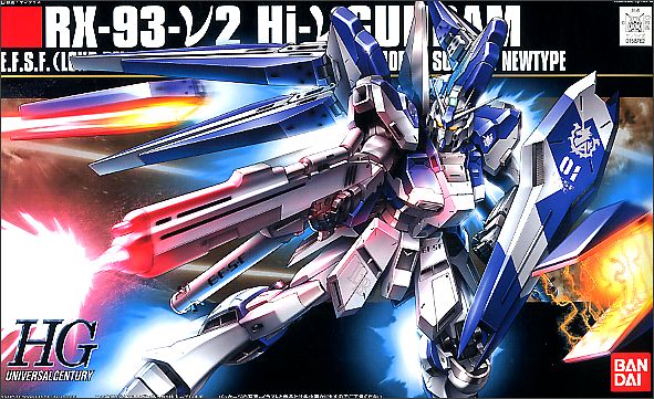 Bandai 1/144 Scale HGUC Hi-Nu/Hi-v Gundam Model Kit