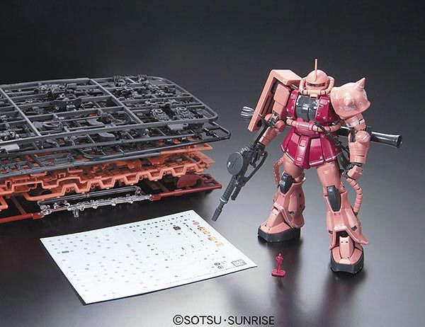 Bandai 1/144 Scale RG MS-06S Zaku II (Char) Model Kit