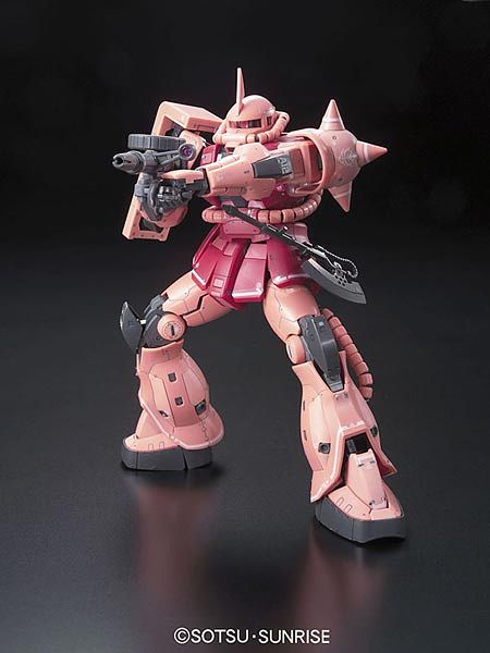 Bandai 1/144 Scale RG MS-06S Zaku II (Char) Model Kit