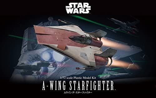 Bandai 1/72 Scale Star Wars A-Wing Starfighter Model Kit