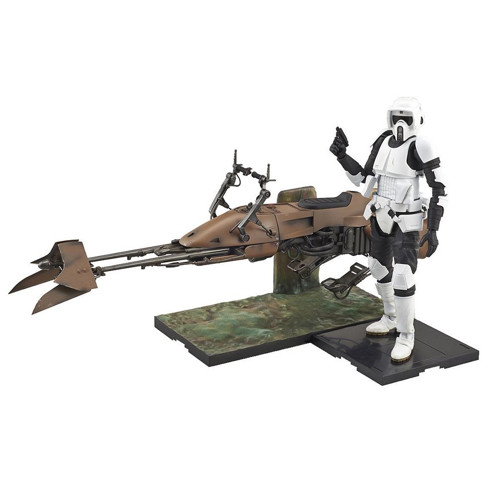 Bandai 1/12 Scale Scout Trooper & Speeder Bike