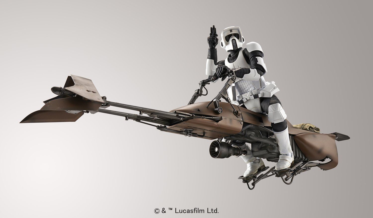 Bandai 1/12 Scale Scout Trooper & Speeder Bike