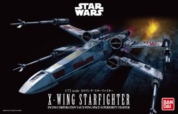 Bandai Hobby 1/72 Scale X-Wing Starfighter - Click Image to Close