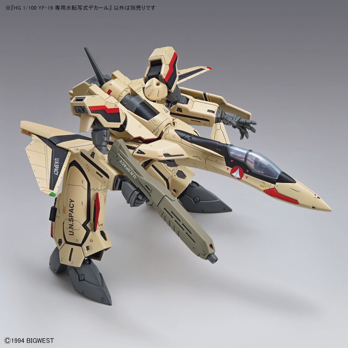 Bandai 1/100 Scale HG YF-19 Water Decals