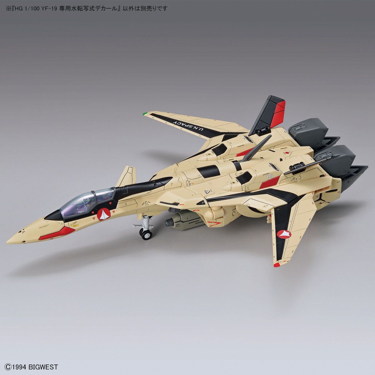 Bandai 1/100 Scale HG YF-19 Water Decals