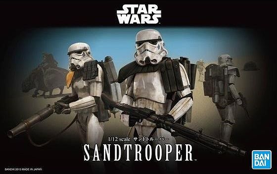 Bandai 1/12 Scale Sandtrooper Model Kit - Click Image to Close