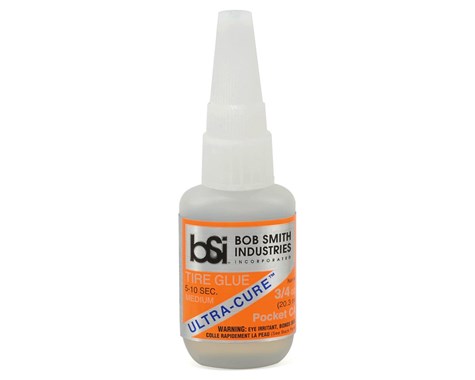 Bob Smith Industries Ultra-Cure Medium CA Tire Glue w/Pin Cap - Click Image to Close