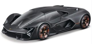 Bburago 1/24 Scale Lamborghini Terzo Millenio (Metallic Grey) Mo