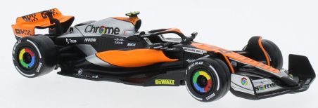 Bburago 1/43 Scale Race McLaren Racing MCL60 (2023) w/ Driver